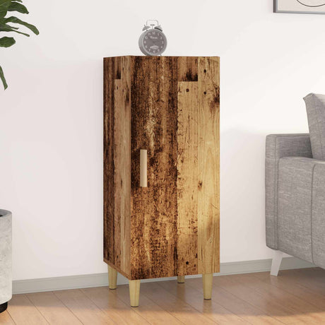Vidaxl dressoir oud hout 34,5 x 34 x 90 cm bewerkt hout