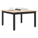 Vidaxl salontafel naturel 60 x 60 x 36 cm massief grenenhout