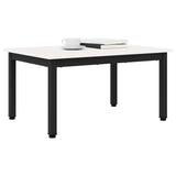 Vidaxl salontafel wit 70 x 50 x 36 cm massief grenenhout