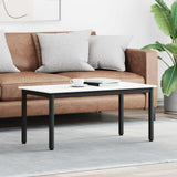 Vidaxl salontafel wit 100 x 50 x 45 cm massief grenenhout