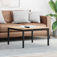 Vidaxl salontafel naturel 80 x 80 x 45 cm massief grenenhout
