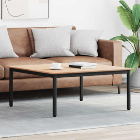 Vidaxl salontafel naturel 100 x 100 x 45 cm massief grenenhout