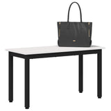 Vidaxl bank wit 80 x 35 x 45 cm massief grenenhout