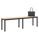 Vidaxl bank naturel 160 x 35 x 45 cm massief grenenhout