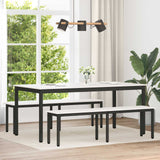 Vidaxl bank wit 160 x 35 x 45 cm massief grenenhout