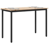 Vidaxl eettafel naturel 110 x 55 x 75 cm massief grenenhout