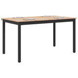 Vidaxl eettafel naturel 150 x 90 x 75 cm massief grenenhout