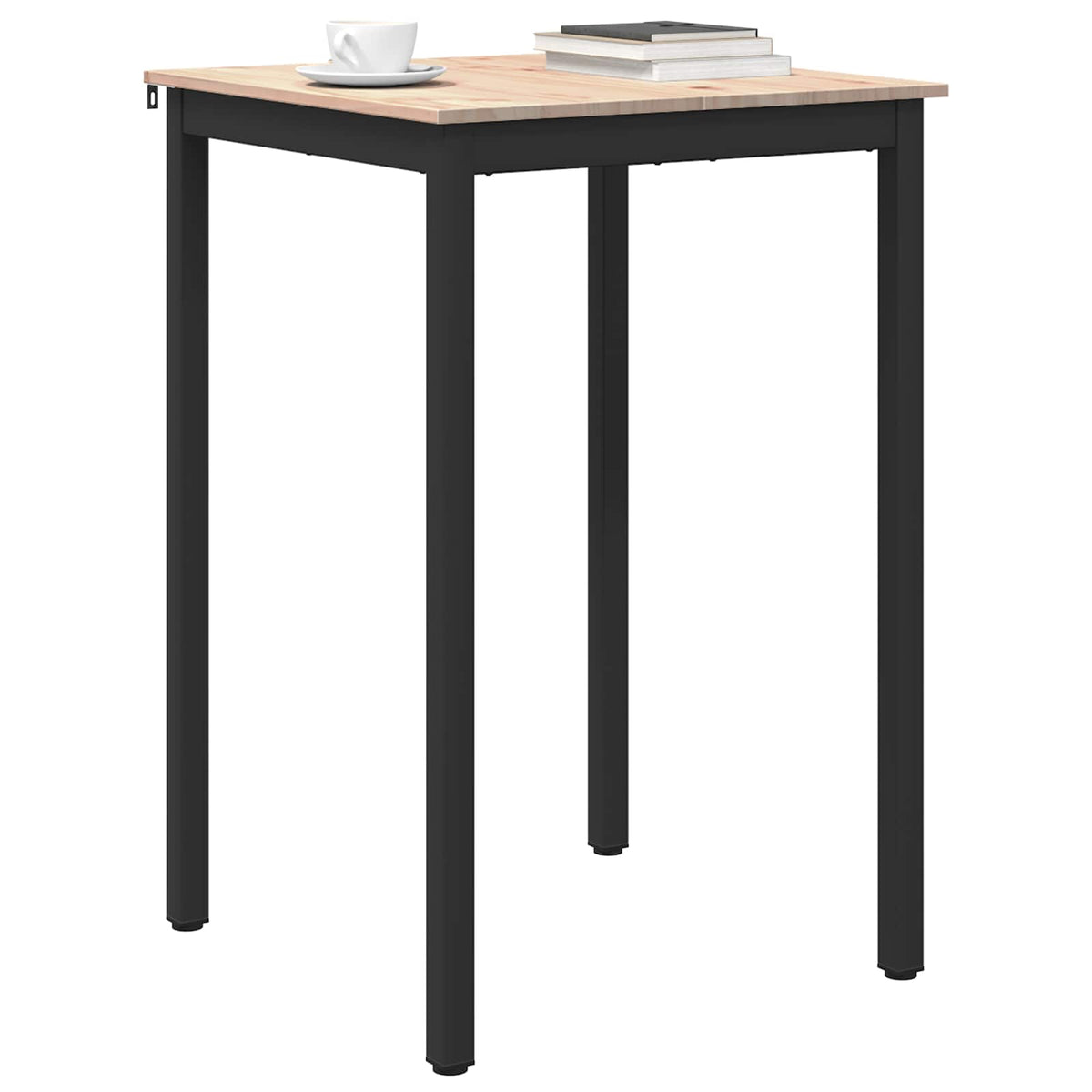 Vidaxl bartafel 70 x 70 x 105 cm massief grenenhout naturel vierkant