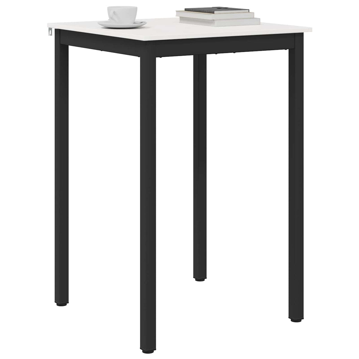 Vidaxl bartafel wit 70 x 70 x 105 cm massief grenenhout