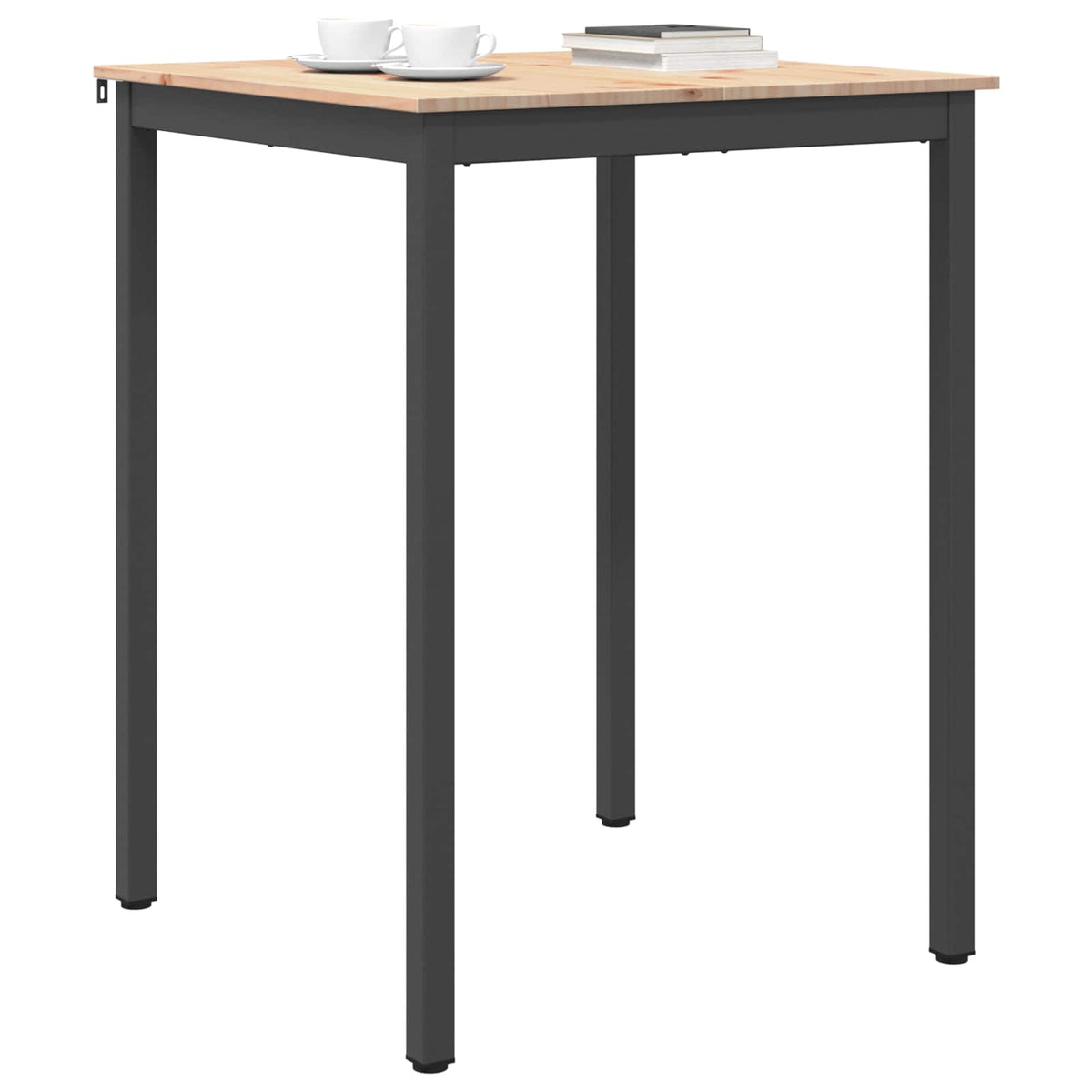 Vidaxl bartafel 80 x 80 x 105 cm massief grenenhout naturel vierkant