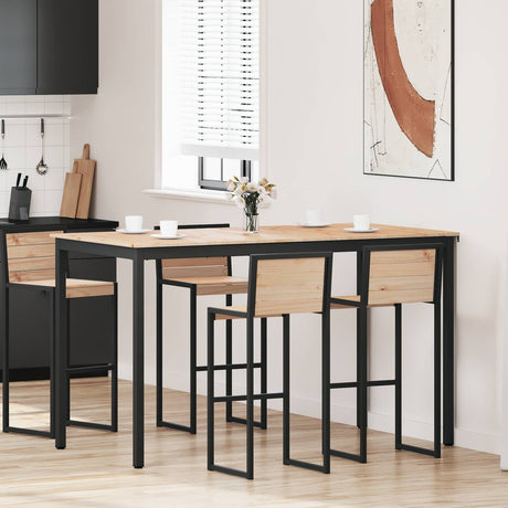 Vidaxl bartafel 180 x 90 x 105 cm massief grenenhout naturel