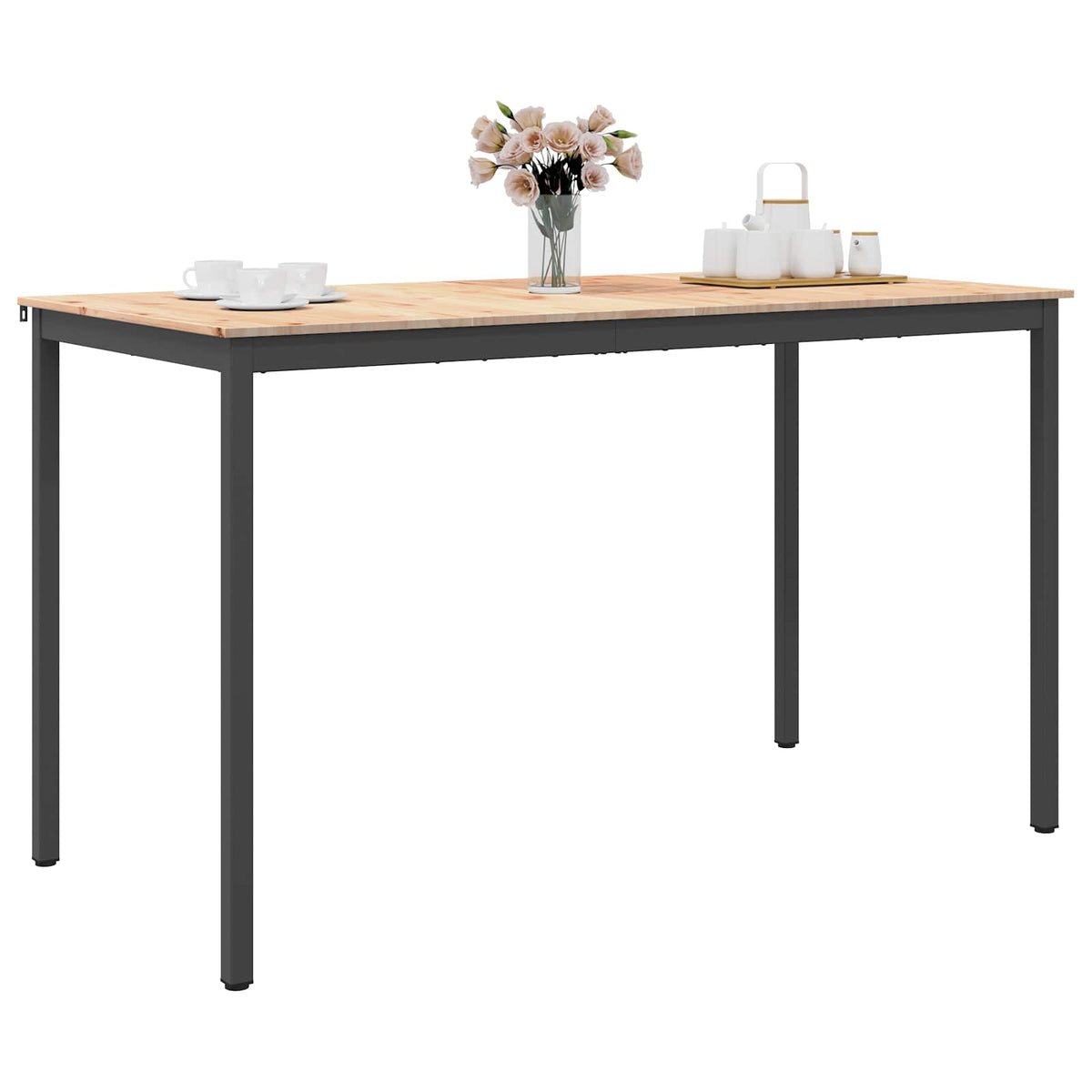 Vidaxl bartafel 180 x 90 x 105 cm massief grenenhout naturel