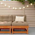 Vidaxl tuin midden sofa massief grenenhout waskleur bruin