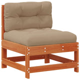 Vidaxl tuin midden sofa massief grenenhout wasbruin