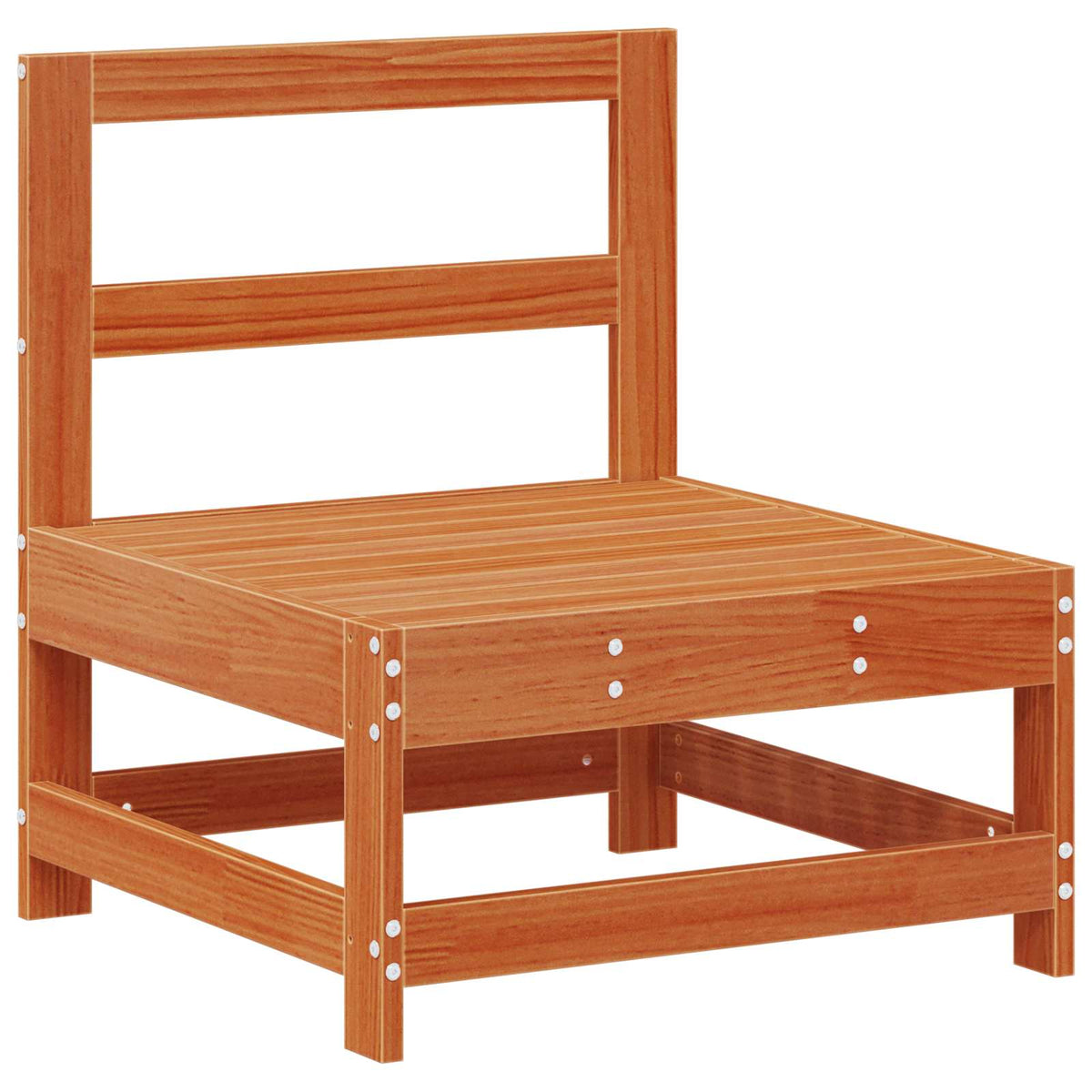 Vidaxl tuin midden sofa massief grenenhout wasbruin