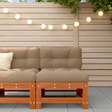 Vidaxl tuin midden sofa massief grenenhout wax bruin den
