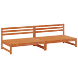 Vidaxl tuin midden sofa massief grenenhout wasbruin 240 x 84 x 70 cm