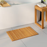 Vidaxl badmat naturel 60 x 40 cm massief acaciahout