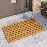 Vidaxl badmat naturel 80 x 48 cm massief acaciahout