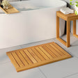 Vidaxl badmat naturel 80 x 50 cm massief acaciahout