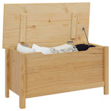 Vidaxl opbergbox hill honingbruin 90 x 40 x 45 cm massief grenenhout