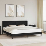 Vidaxl bedframe met led-stripverlichting zwart 180 x 200 cm kunstleer