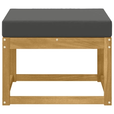 Vidaxl outdoor hocker massief acaciahout wit