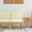 Vidaxl buiten bankenset wit en crèmekleurig 59 x 63 x 73 cm