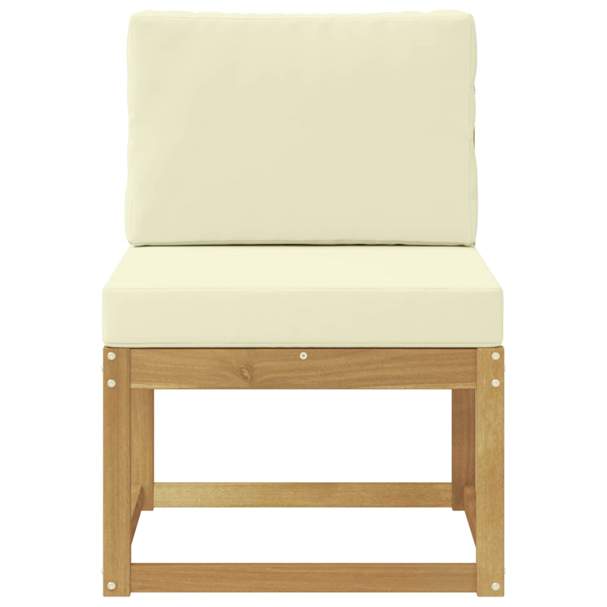 Vidaxl buiten bankenset wit en crèmekleurig 59 x 63 x 73 cm