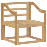 Vidaxl armleuningmodule 2 st wit 59 x 4 x 73 cm massief acaciahout