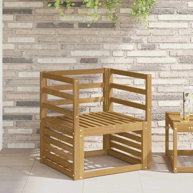 Vidaxl armleuningen module 2 st wit 59 x 4 x 73 cm massief acaciahout