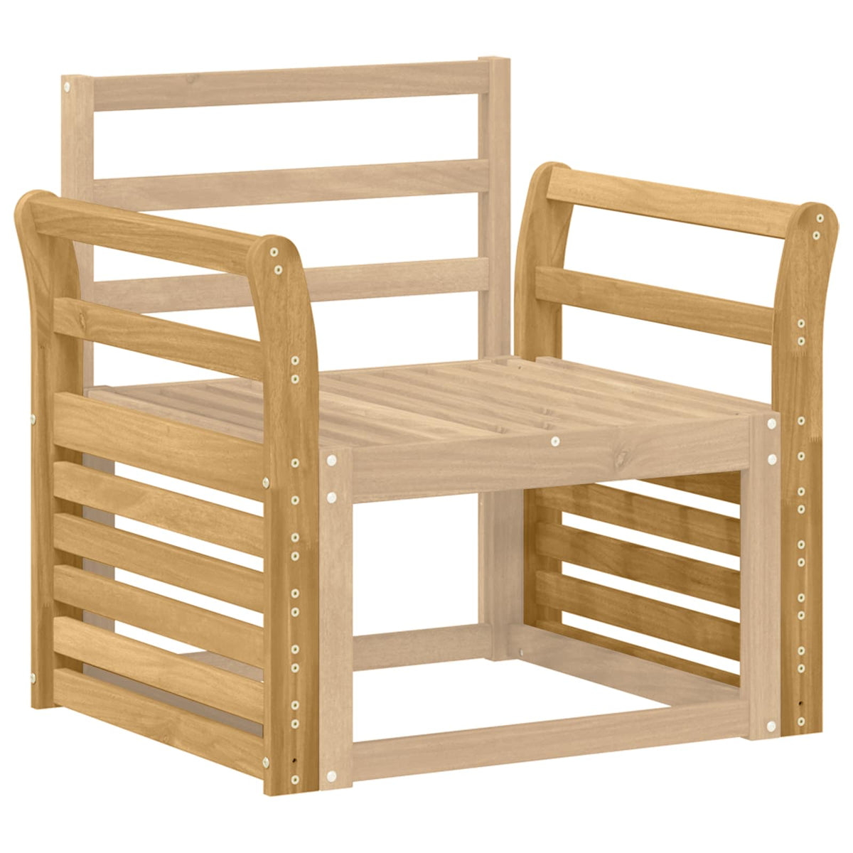 Vidaxl armleuningen module 2 st wit 58,5 x 8 x 60 cm
