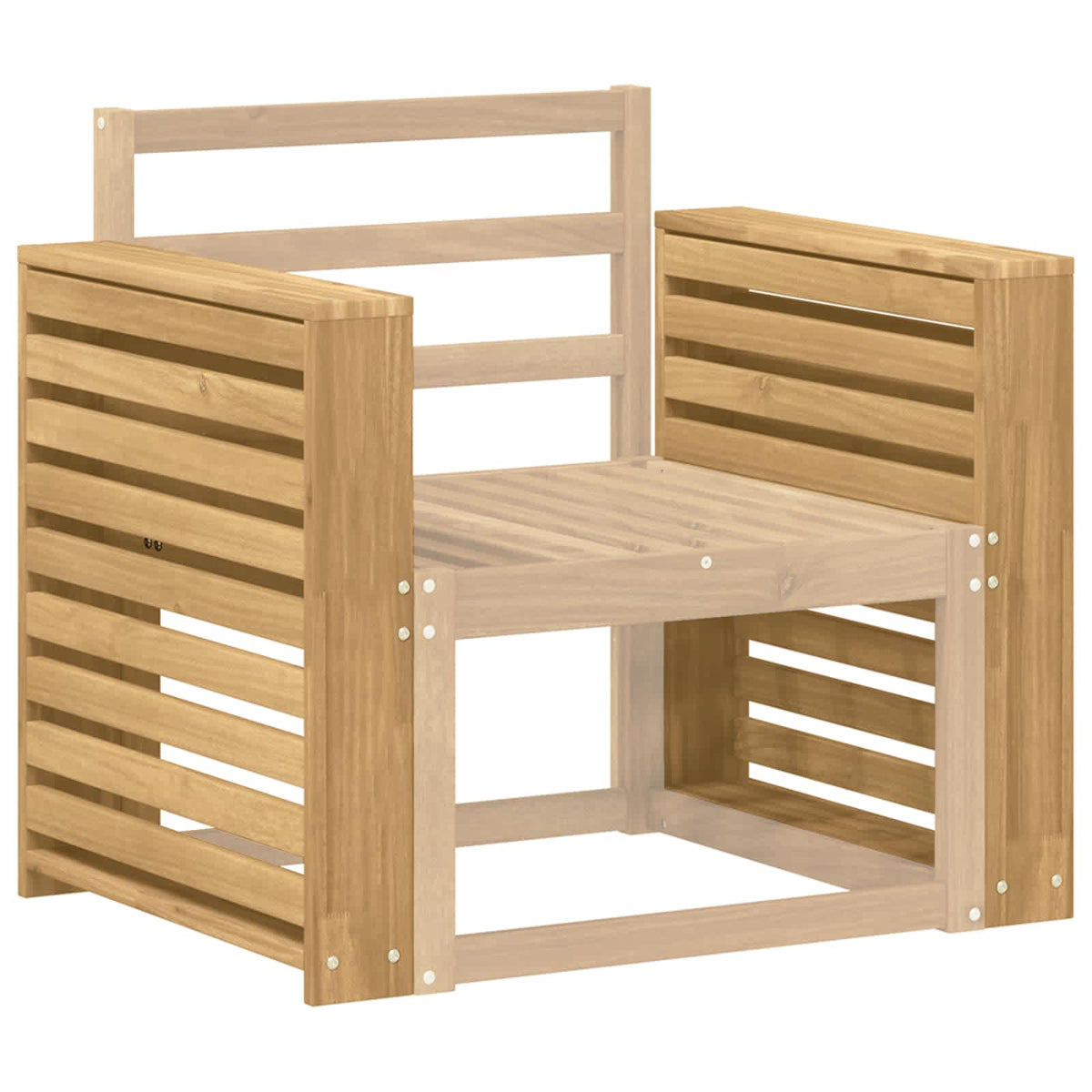 Vidaxl armleuningen module 2 st wit 58,5 x 10 x 61 cm
