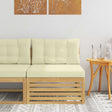 Vidaxl buiten midden sofa massief acaciahout wit 83 x 79 x 73 cm