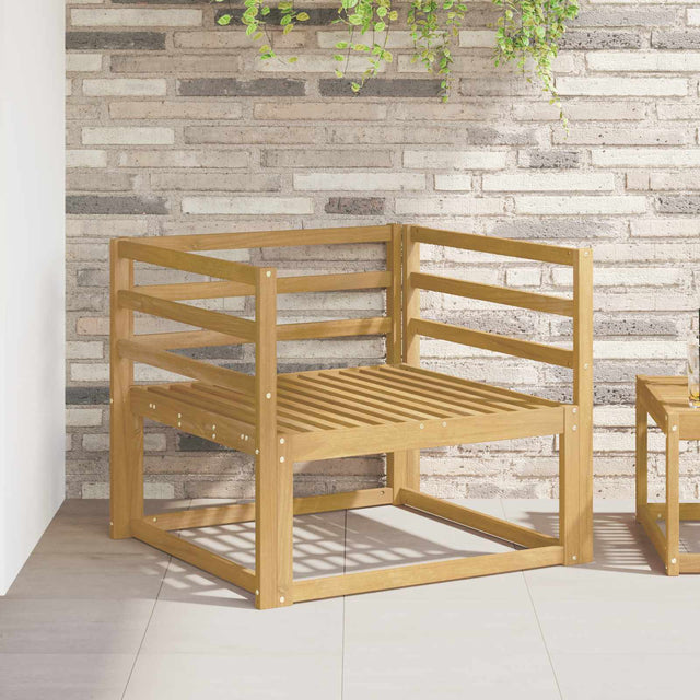 Vidaxl armleuningen module 2 st wit 79 x 4 x 73 cm massief acaciahout