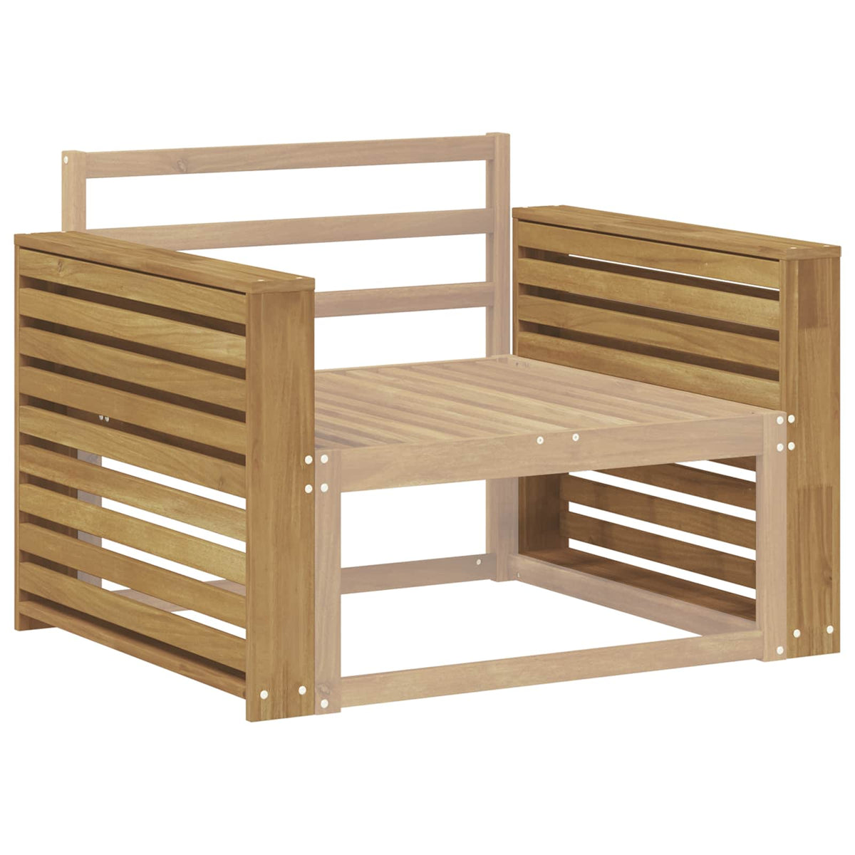 Vidaxl armleuningen module 2 st wit 78,5 x 10 x 61 cm