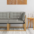 Vidaxl buiten hoek sofa massief acaciahout wit