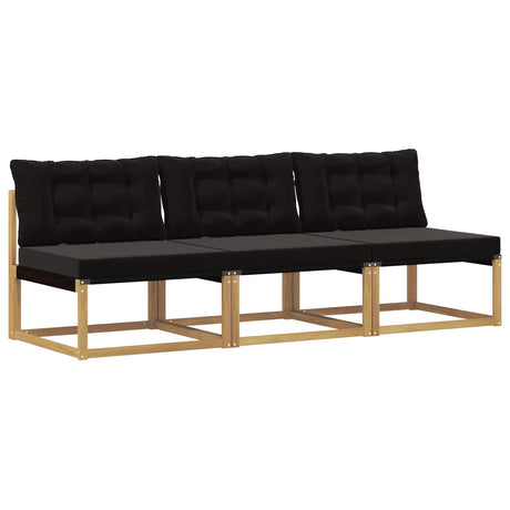 Vidaxl buiten midden sofa massief acaciahout wit