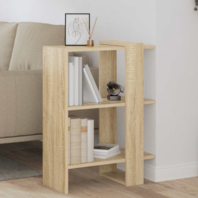 Vidaxl boekenkast 2-laags 52 x 25 x 71,5 cm bewerkt hout sonoma eiken