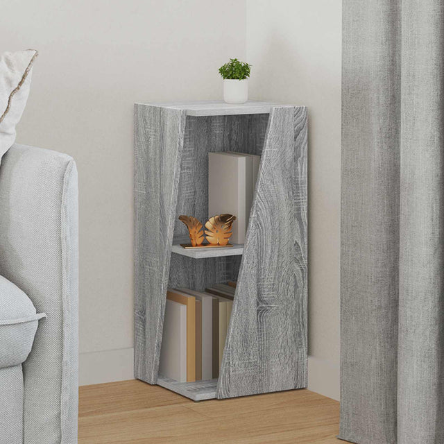 Vidaxl zijplank 33 x 32 x 70,5 cm bewerkt hout grijs sonoma