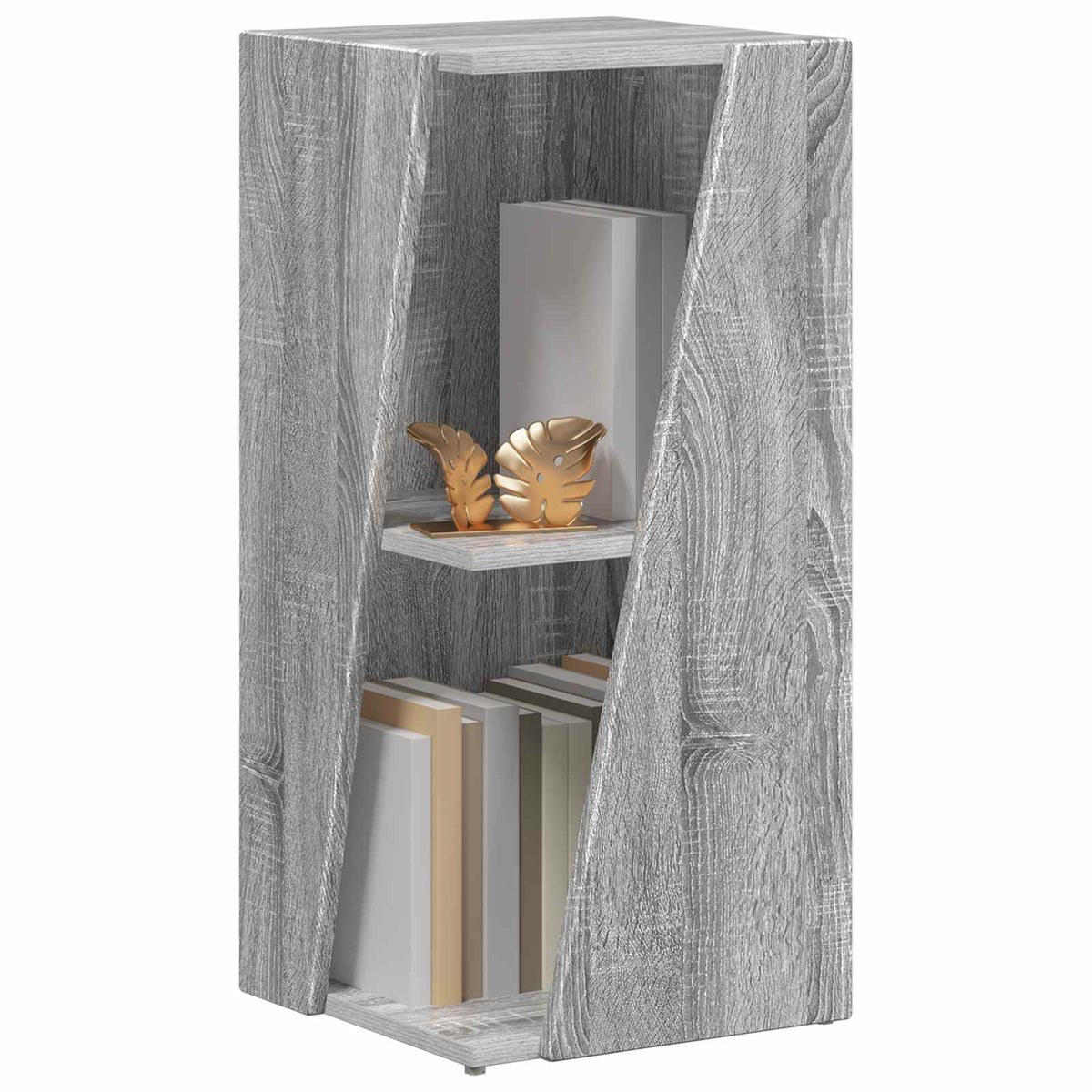 Vidaxl zijplank 33 x 32 x 70,5 cm bewerkt hout grijs sonoma