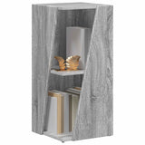 Vidaxl zijplank 33 x 32 x 70,5 cm bewerkt hout grijs sonoma