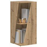 Vidaxl zijplank 33 x 32 x 70,5 cm bewerkt hout artisan eiken