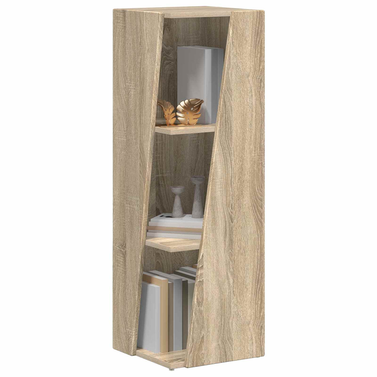 Vidaxl zijplank 33 x 32 x 100,5 cm bewerkt hout sonoma eiken