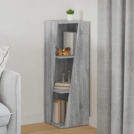 Vidaxl zijplank 33 x 32 x 100,5 cm bewerkt hout grijs sonoma