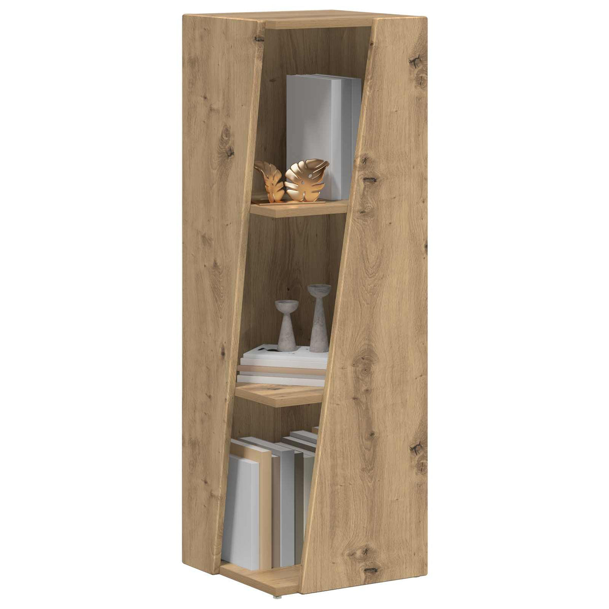 Vidaxl zijplank 33 x 32 x 100,5 cm bewerkt hout artisan eiken