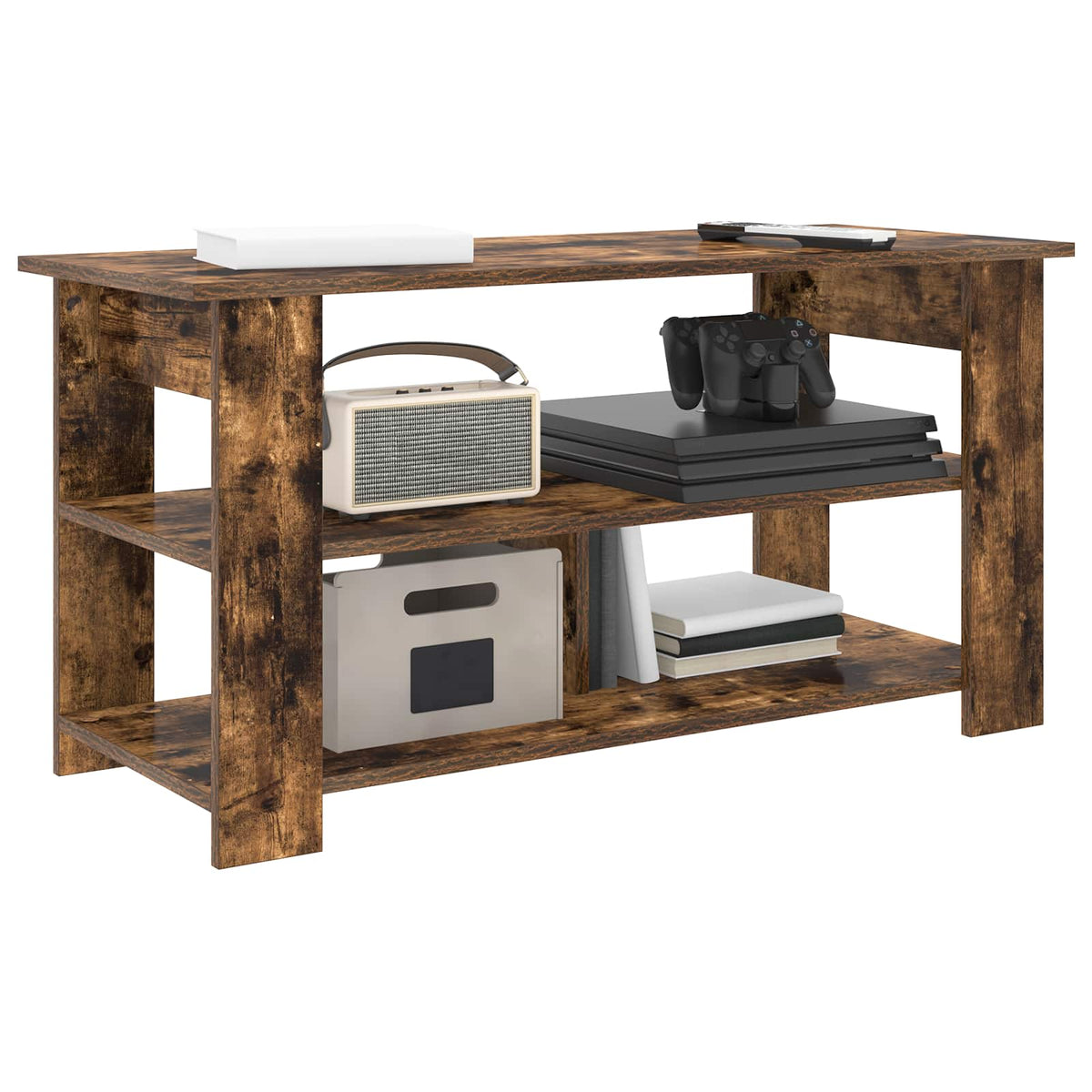 Vidaxl tv-standaard gerookt eiken 100 x 40 x 50 cm