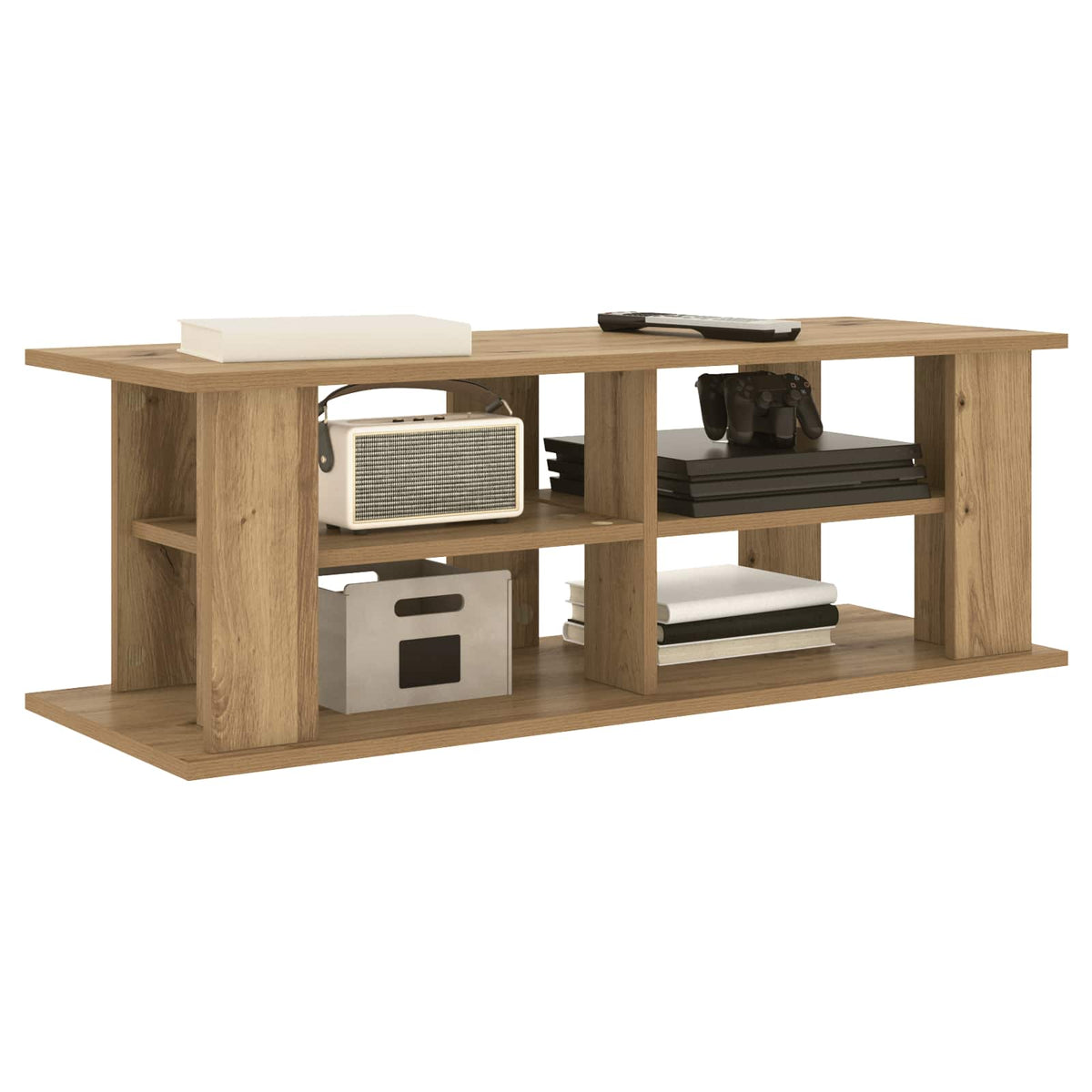 Vidaxl tv-standaard 96 x 35 x 33,5 cm artisan eiken geconstrueerd hout