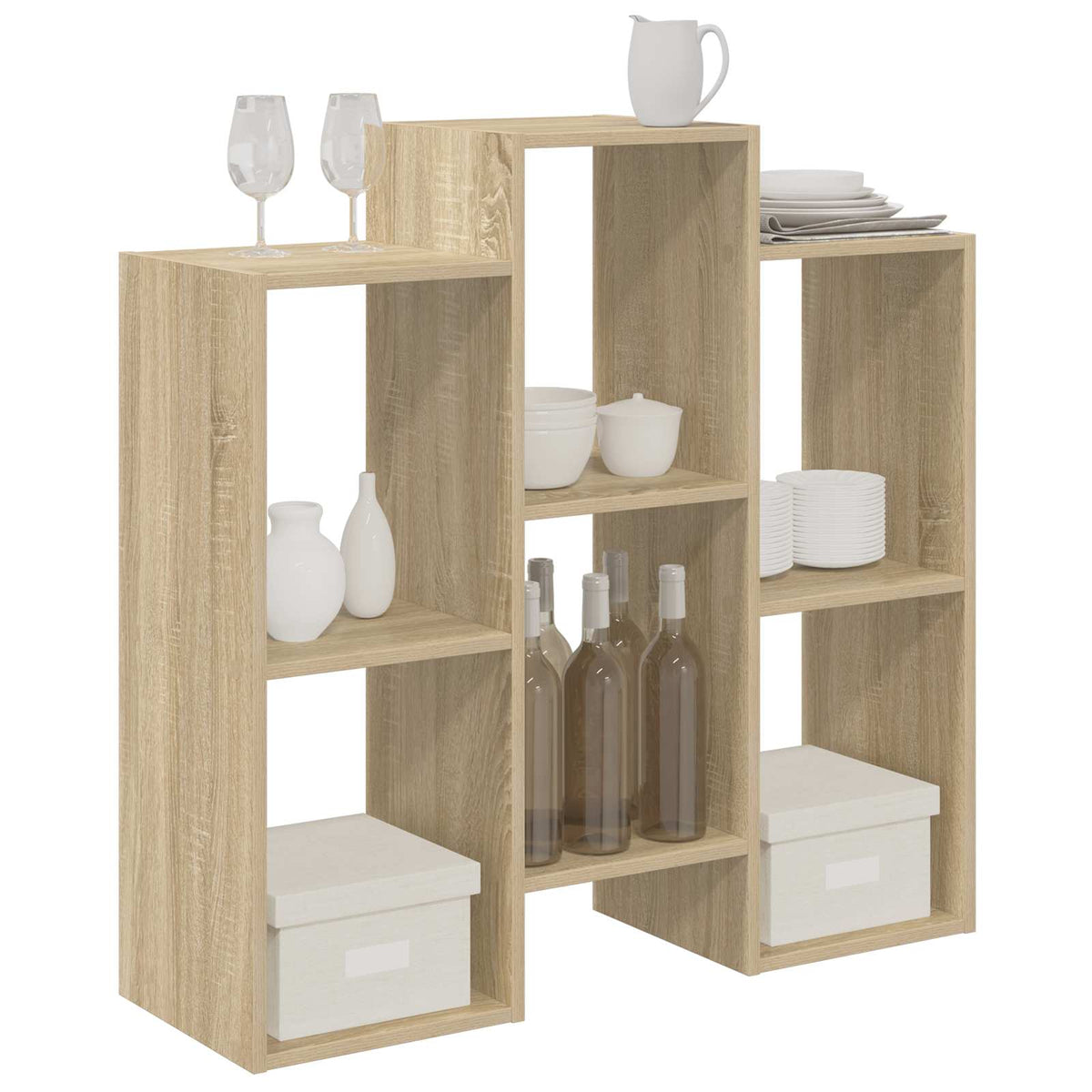 Vidaxl dressoir sonoma eiken 90 x 30 x 90 cm