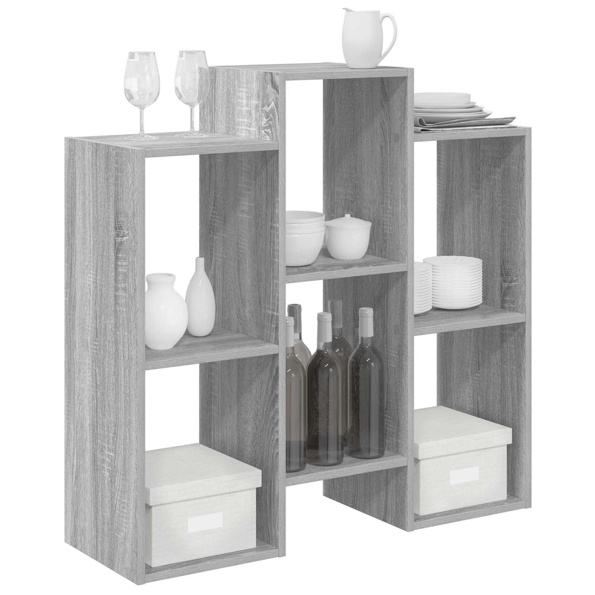 Vidaxl dressoir grijs sonoma 90 x 30 x 90 cm